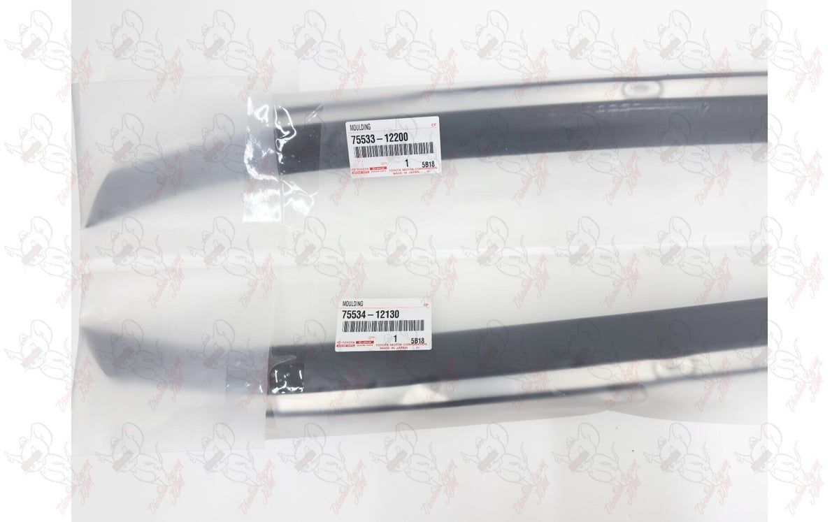 Toyota Genuine Corolla Coupe AE86 Windowshield Outside Mouldingd Pair Set OEM 5
