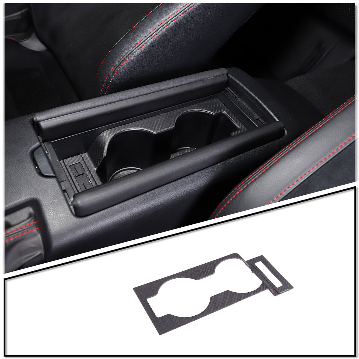 Matte Real Carbon Fiber Interior Center Trim Set For GR86/Subaru BRZ 2022+ 32