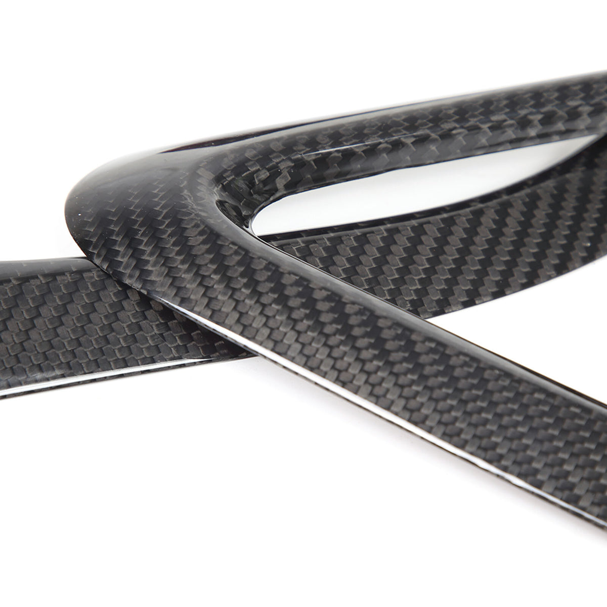 Real Carbon Fiber Interior Door Handle Cover Trim For Nissan R35 GT-R GTR 15