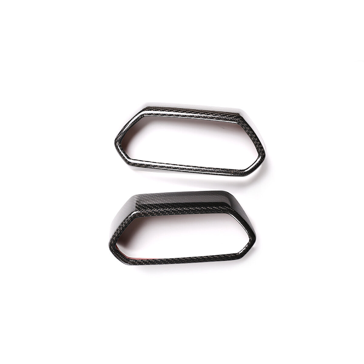 2pcs real carbon fiber side air outlet frame trim For Lamborghini URUS 18-23 8