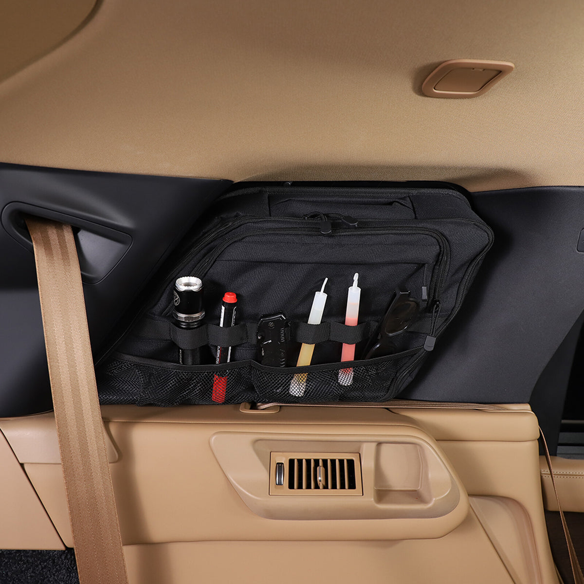 Car Trunk Side Window Storage Bag Tool Bag For LR Range Rover Sport 2023-24 2