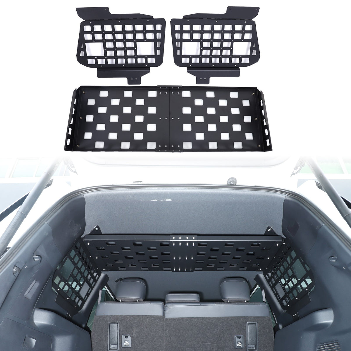 Molle Panel Trunk Shelf Storage Rack For Toyota Land Cruiser Prado LC250 2024+ 16