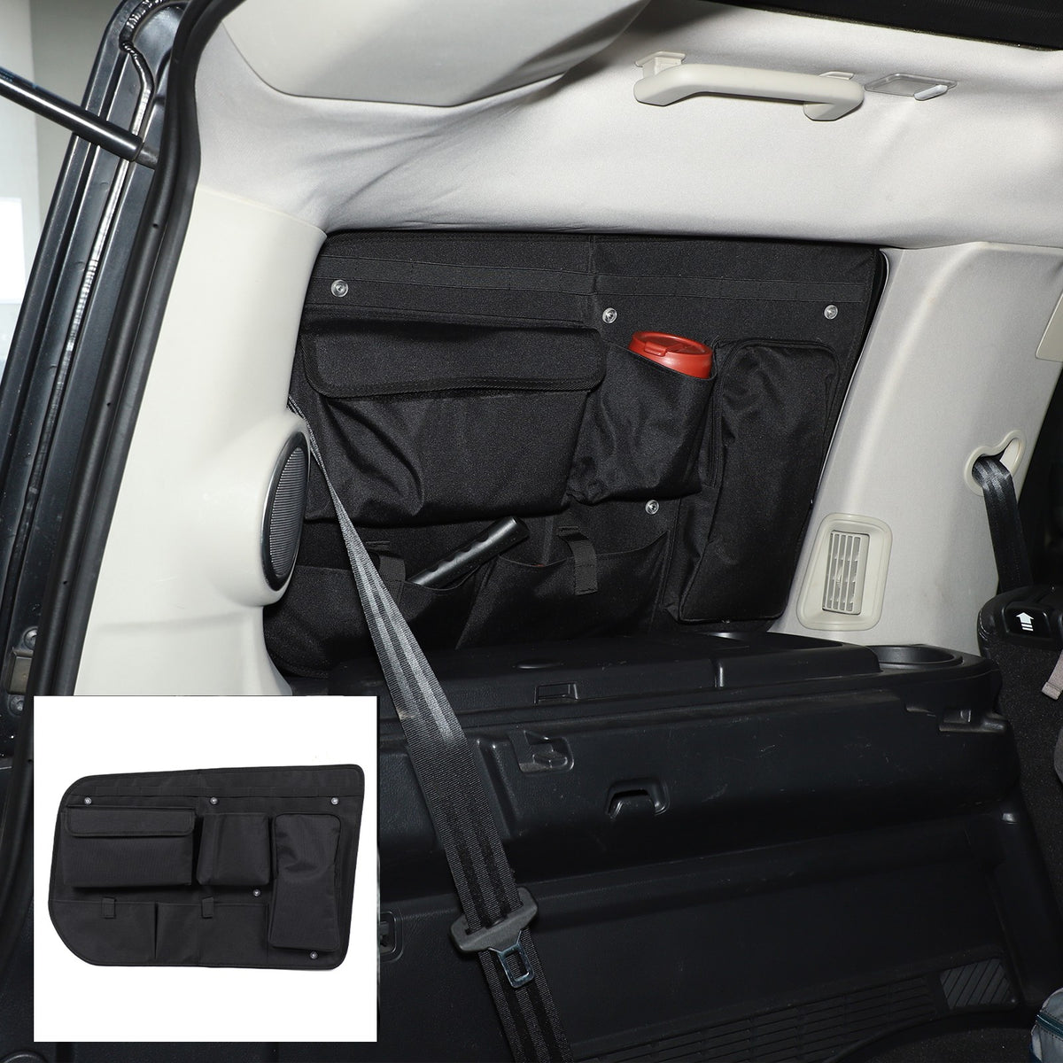 Left Side Cargo Storage Hanging Bag For Land Rover Discovery 4 L319 2010-2016 1
