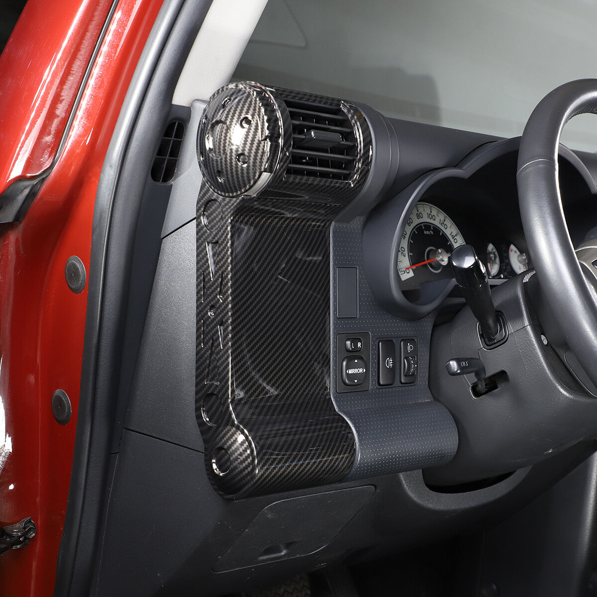 ABS Carbon Fiber Full Interior Center Decoration Trim Kit For FJ Cruiser 2007-21 - Styles 6-10 24