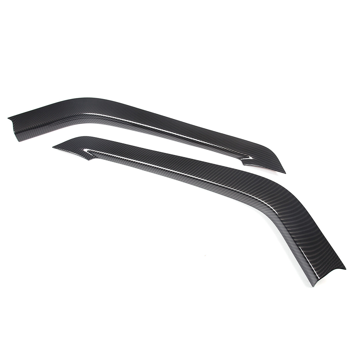 Carbon Fiber ABS Console Side Trim Strip For LR Range Rover Sport L494 18-22 12