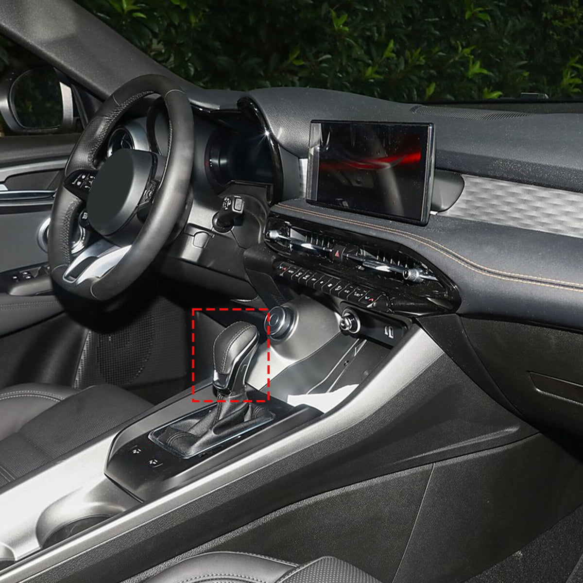Real Dry Carbon Fiber Interior Center Console trim Kit For Alfa Romeo Tonale 23+ - Variants 1-5 58