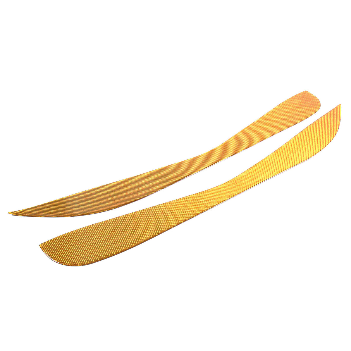 Yellow Carbon Fiber Door Anti-Kick Panel Sticker For Corvette C8 2020-26 16