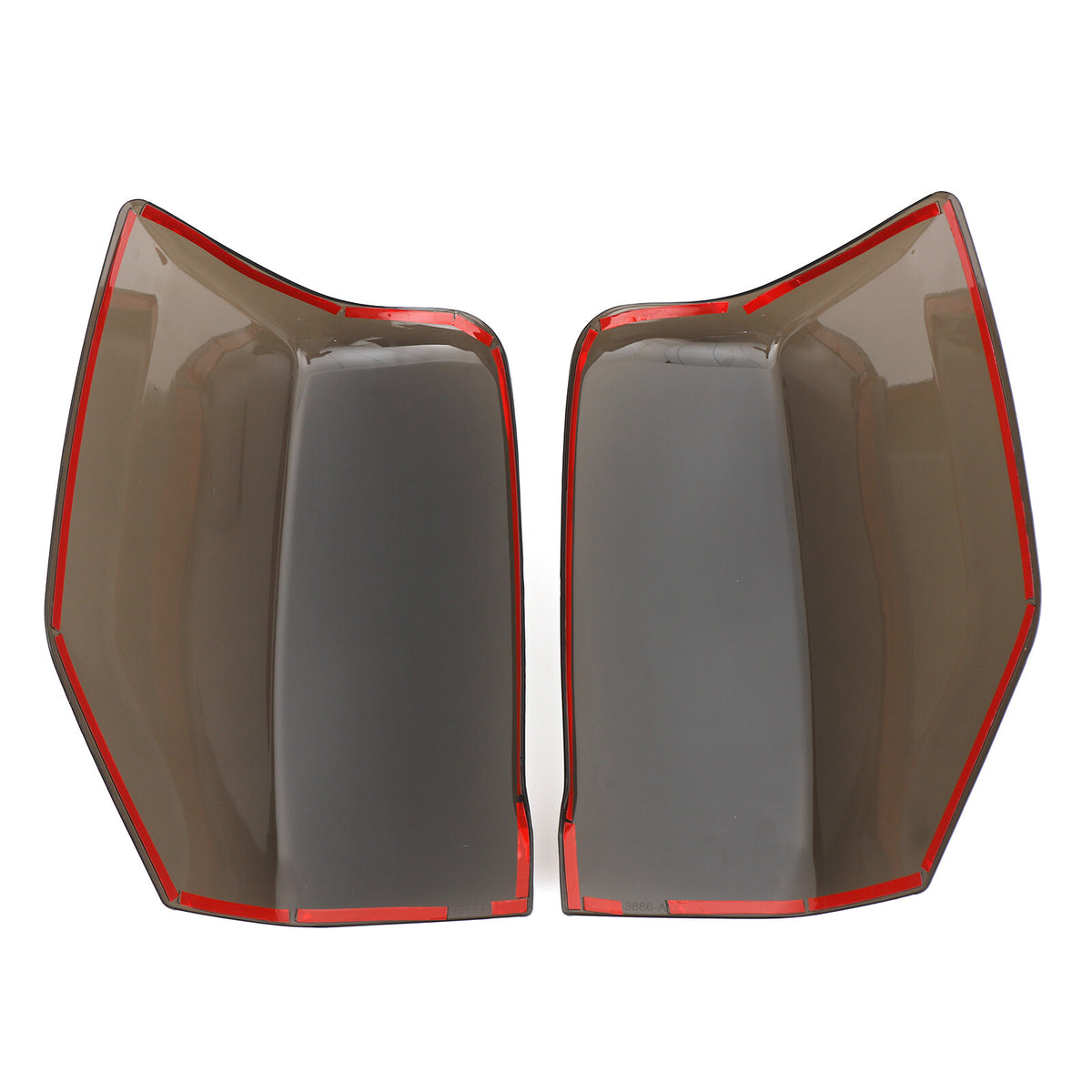 Smoked Black Rear Tail Light Guard Cover Trim Bezels For Mitsubishi L200 2019+ 13