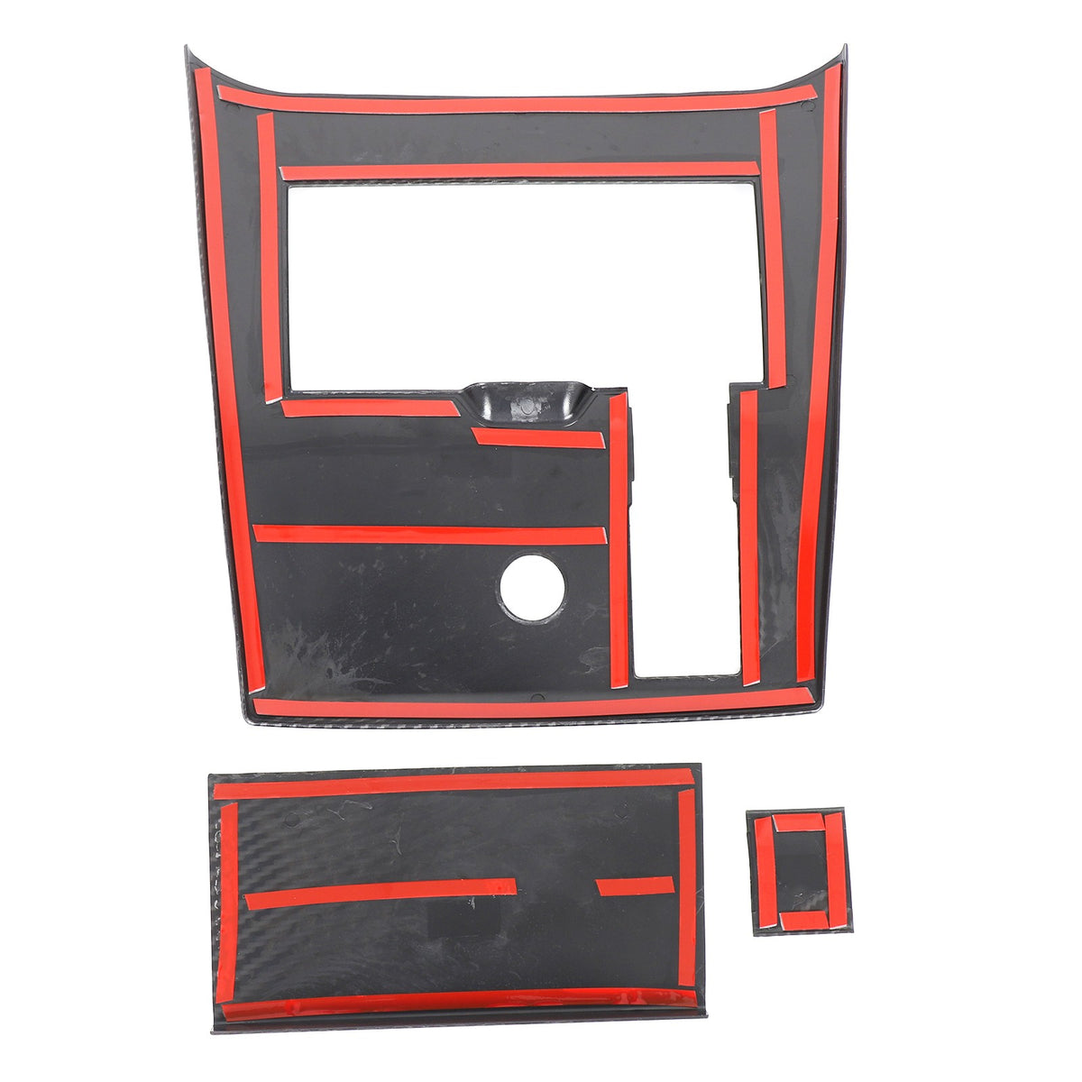 Carbon Fiber Center Gear Shift Panel Trim For LR Range Rover Sport L405 24+ US 3