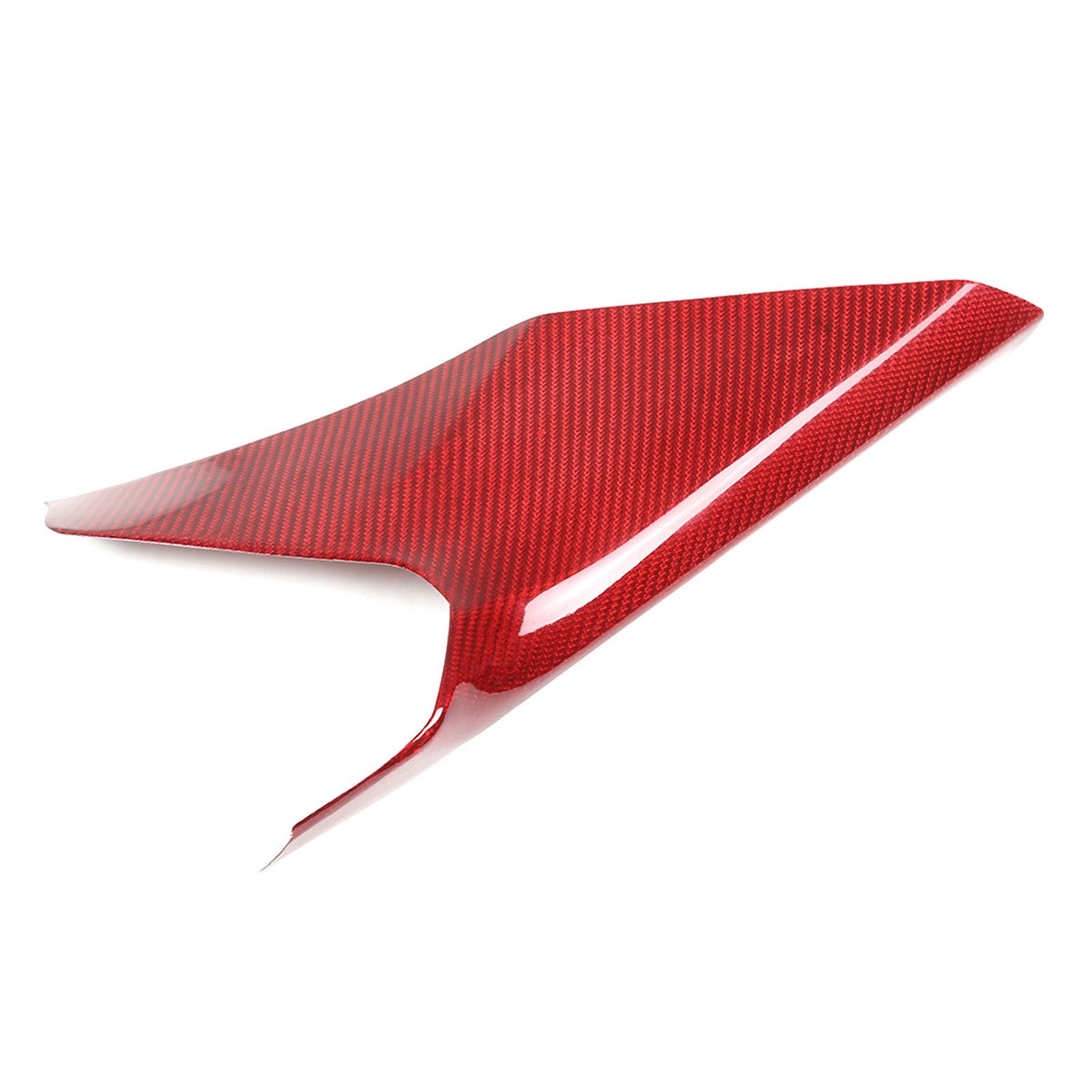 Red Real Carbon Fiber Center Gear Shift Side Panel Trim For Toyota Supra A90 19+ 5