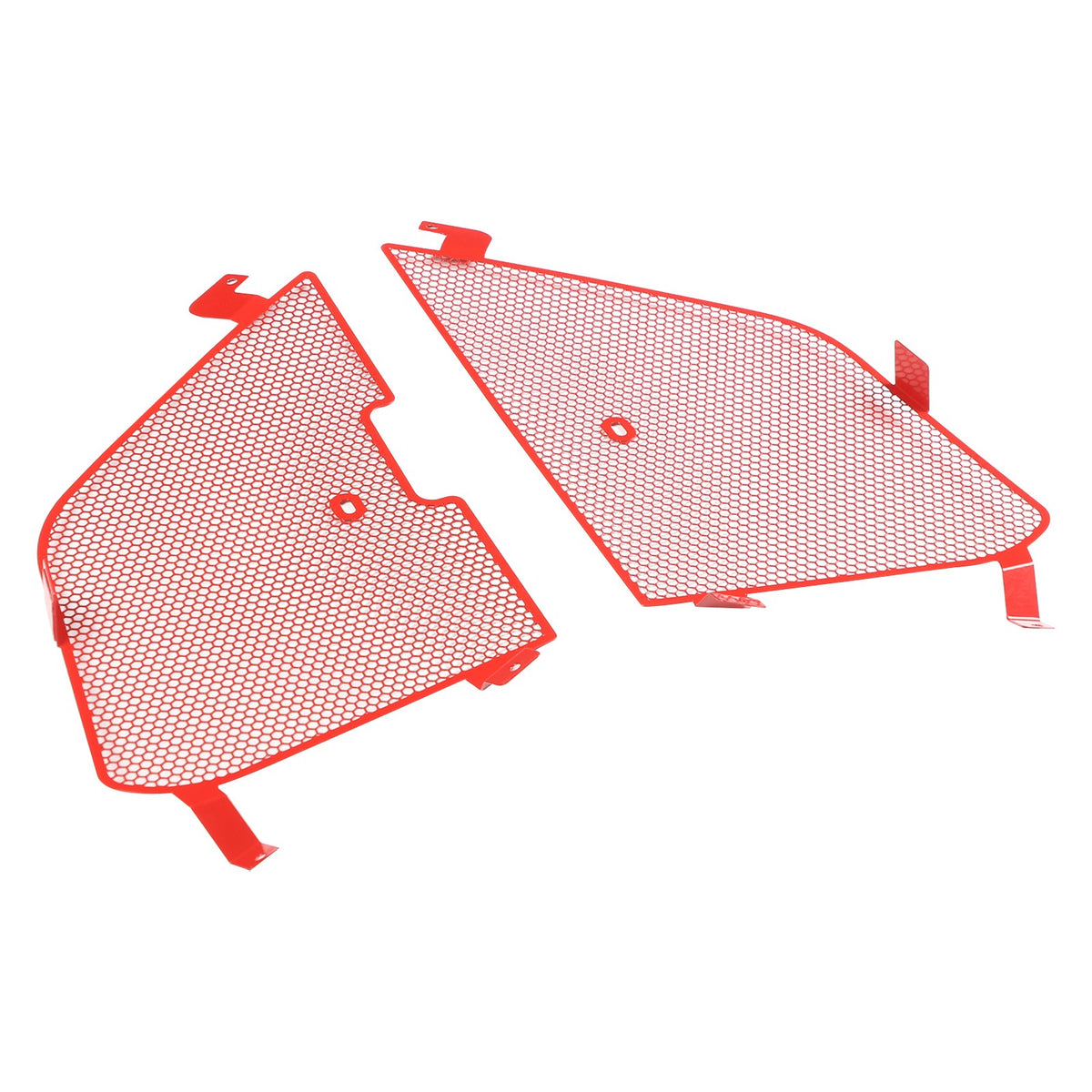 Red Stainless Steel Front Grille Insect Screen Trim For Corvette C8 2020+ 17