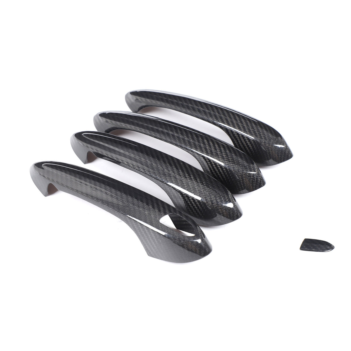 Real Carbon Fiber Exterior Door Handle Protector Trim for BMW 3 Series G20 20-25 7