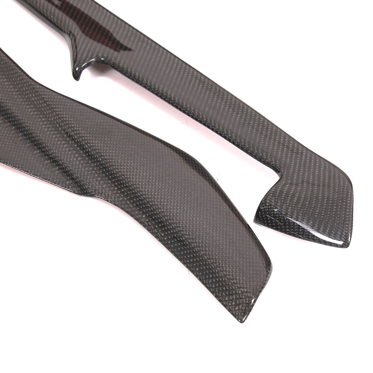 Carbon Central Console Side Panel Strip Trim For C8 Corvette Z06 Z51 Coupe 20-26 12