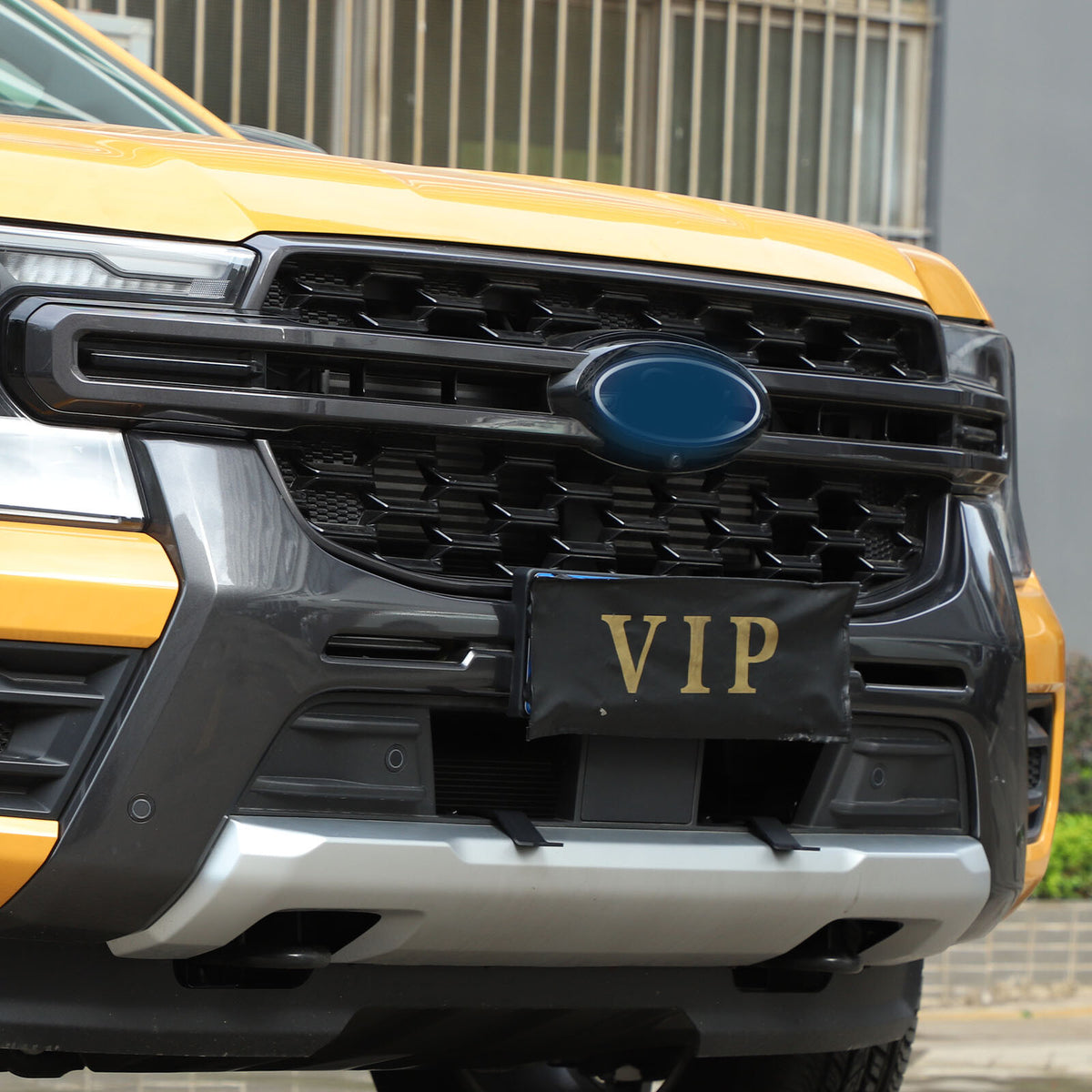 Steel Front Grille Searchlight Mount Bracket For Ford Ranger T9 P703 2023-24 4