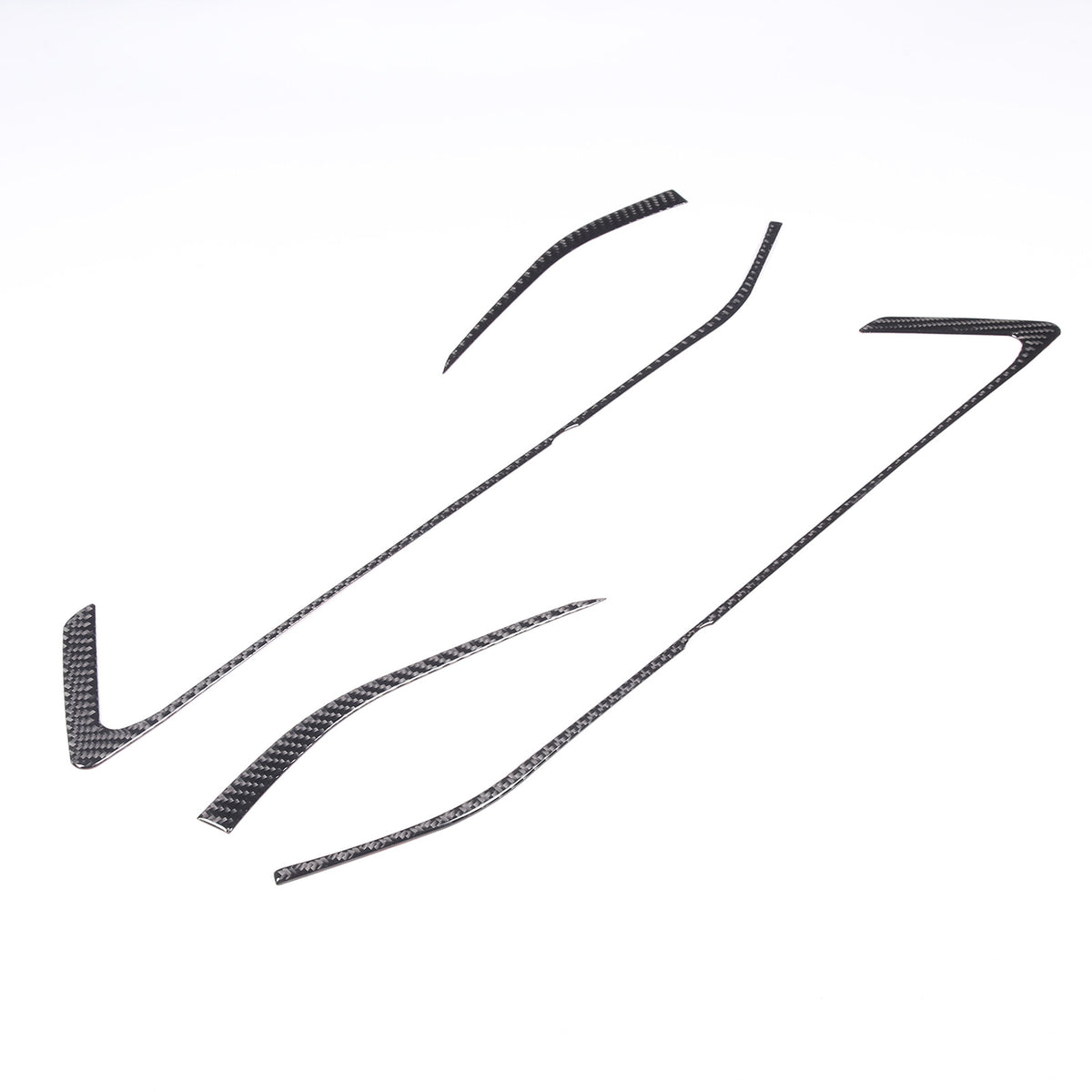 Real Carbon Fiber Interior Inner Door Strip Trim Cover For Corvette C8 2020-2026 1