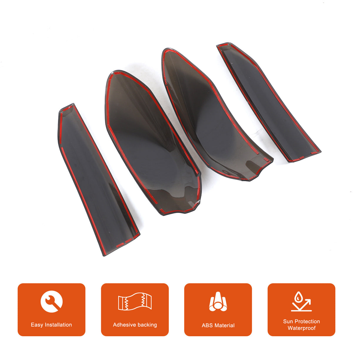 Smoked Rear Tail Light Guard Decor Cover Trim Bezels For BMW X6 G06 2020-2026 15