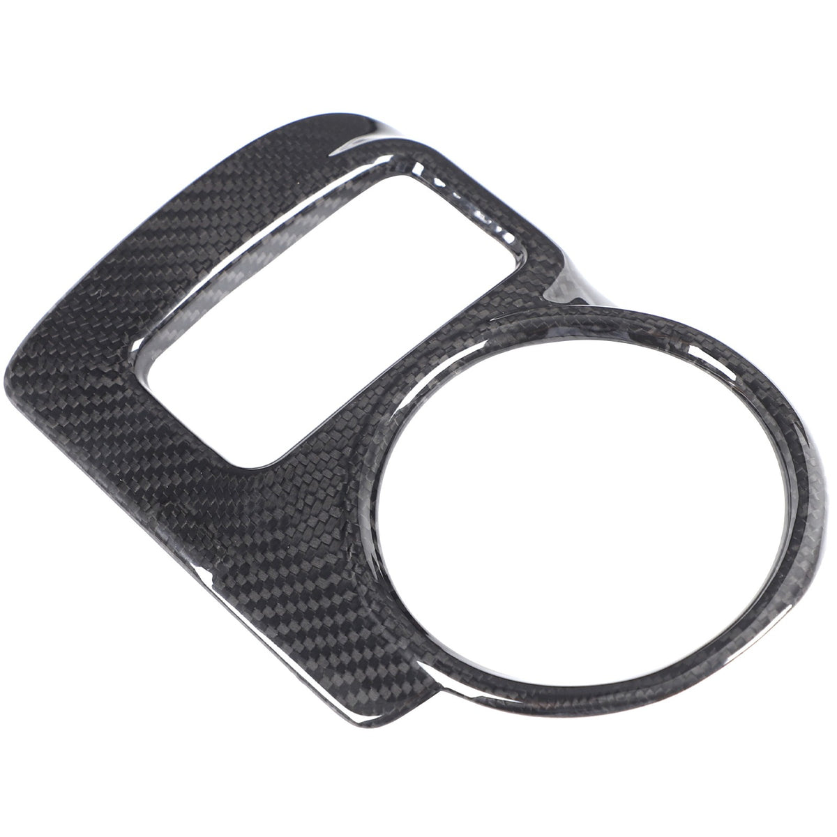 Real Carbon Fiber Center Console Cup Holder Trim For Nissan 370Z Z34 2009-2020 6