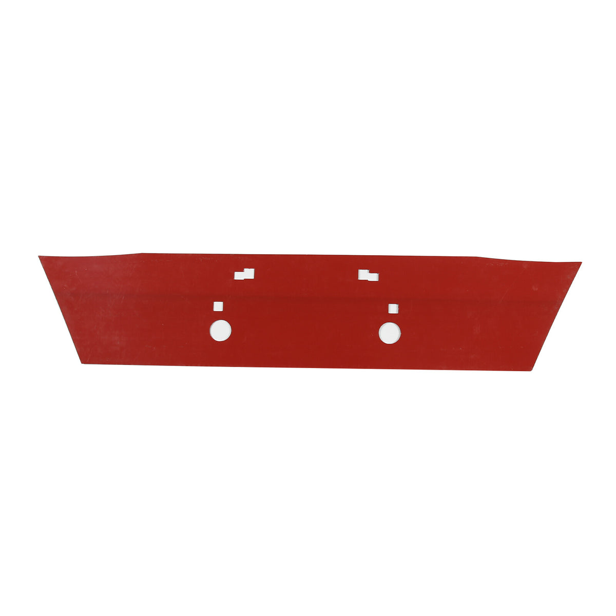 Red Carbon Fiber Rear License Plate Bottom Trim Panel For Corvette C6 2005-2013 11