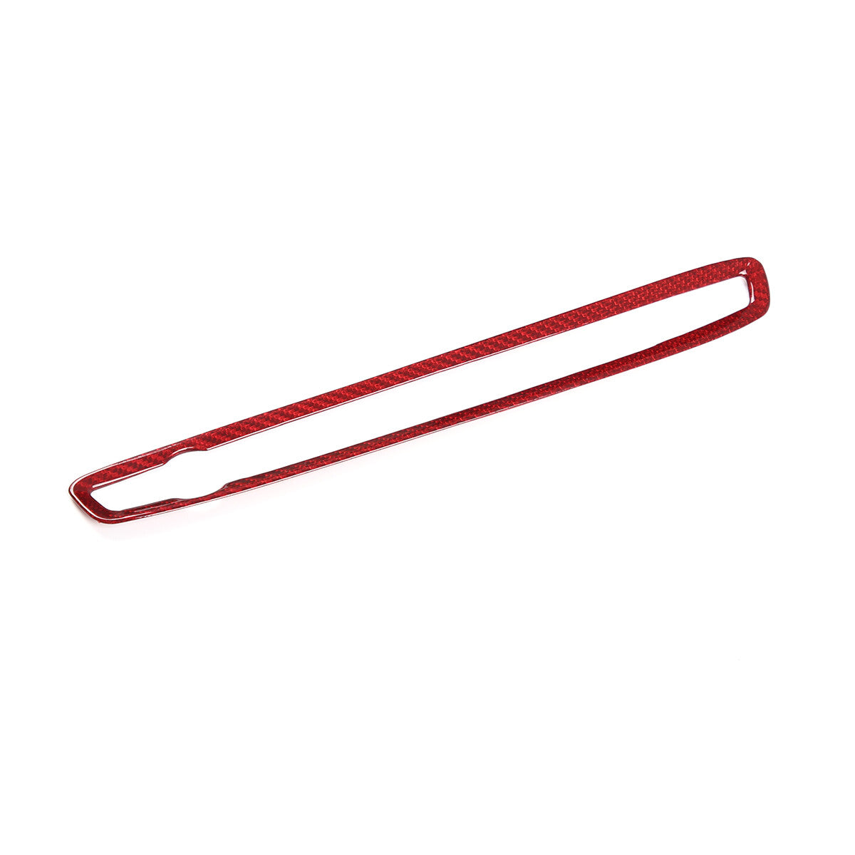 Red Carbon Fiber Central Control Volume Panel Decor Trim For Toyota Supra 19-24 10