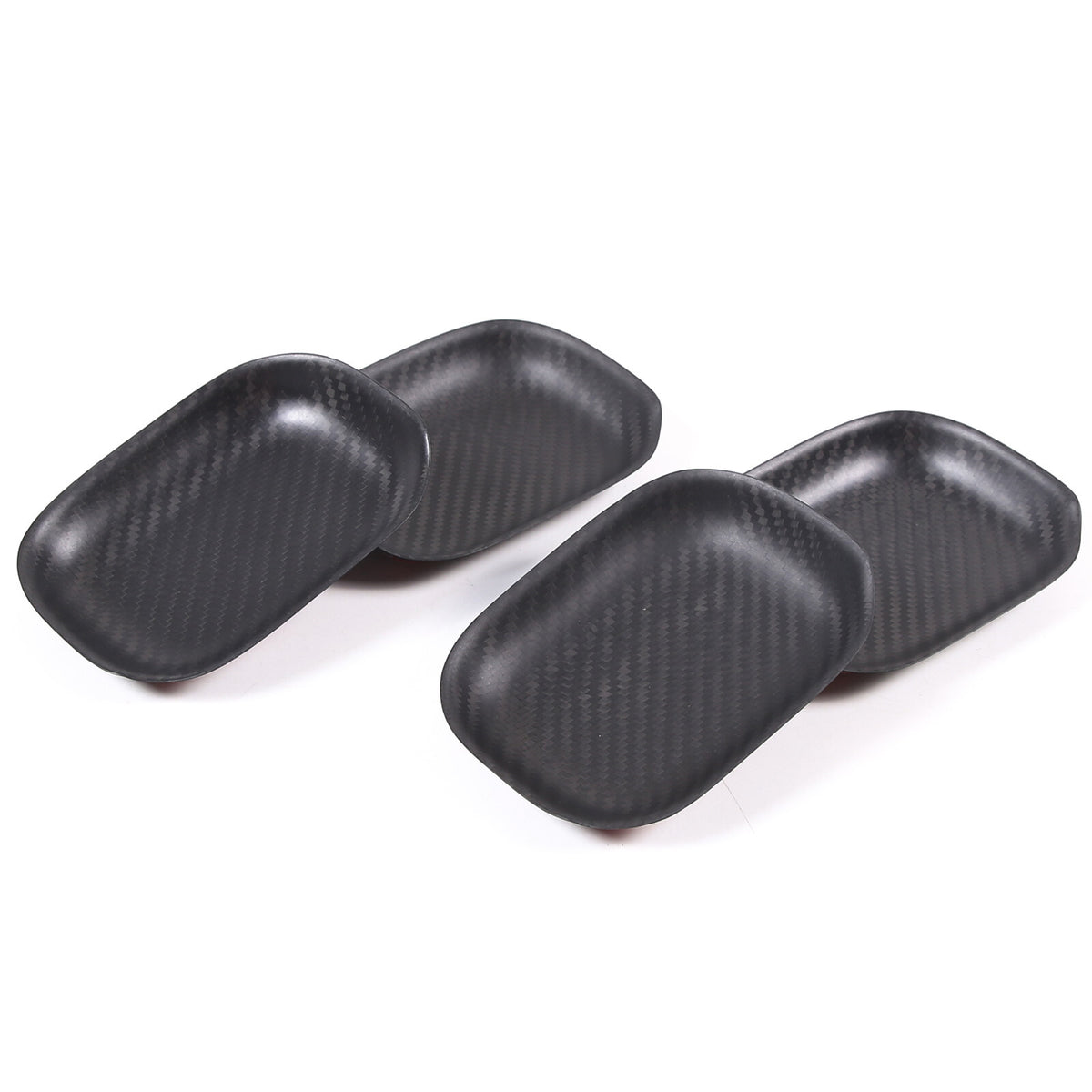 Matte Carbon Fiber Exterior Door Bowl Trim Cover For Mercedes G Class 2004-2018 8