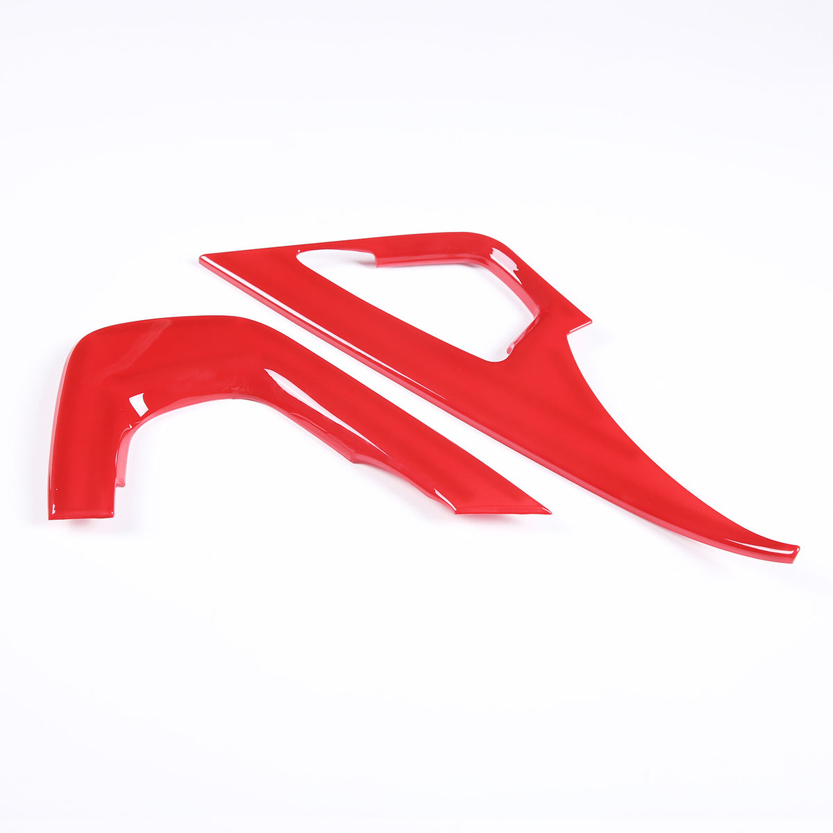 Sports Red ABS Interior Decoration Cover Trim Kit For Corvette C7 2014-19 - Styles 6-10 24