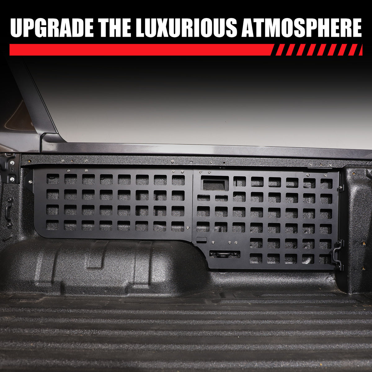 Right Side Tailgate Molle Panel Trunk Bed Storage Organizer For Ford Ranger 24+ 15