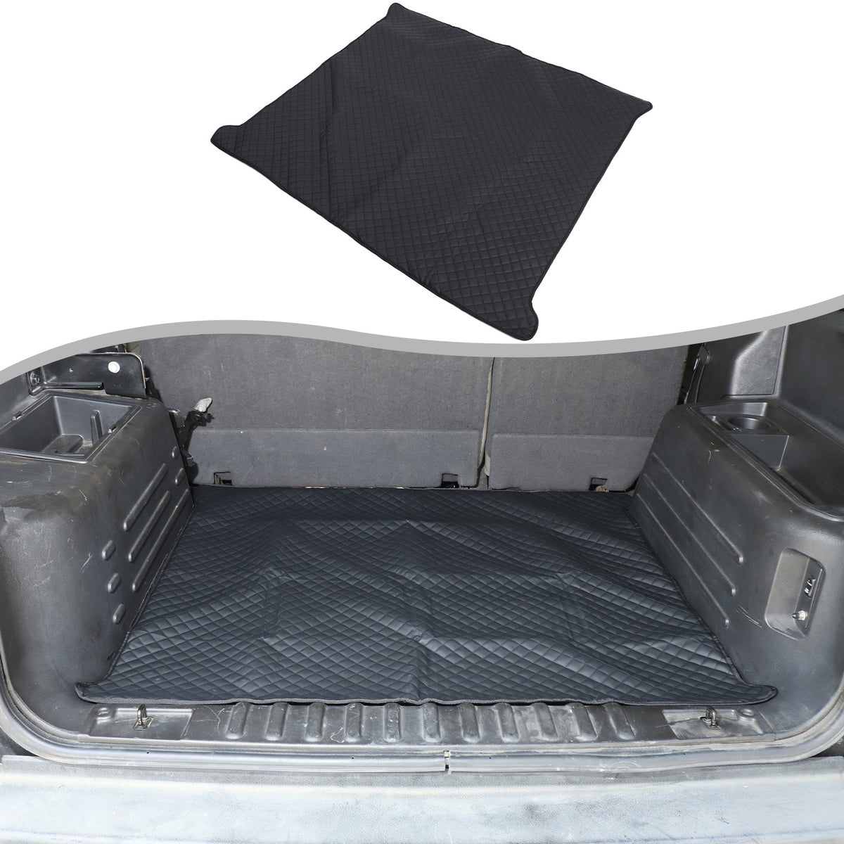 Cargo Trunk Tray Cargo Liner Rear Trunk Floor Mat For Hummer H2 2003-2009 US 10