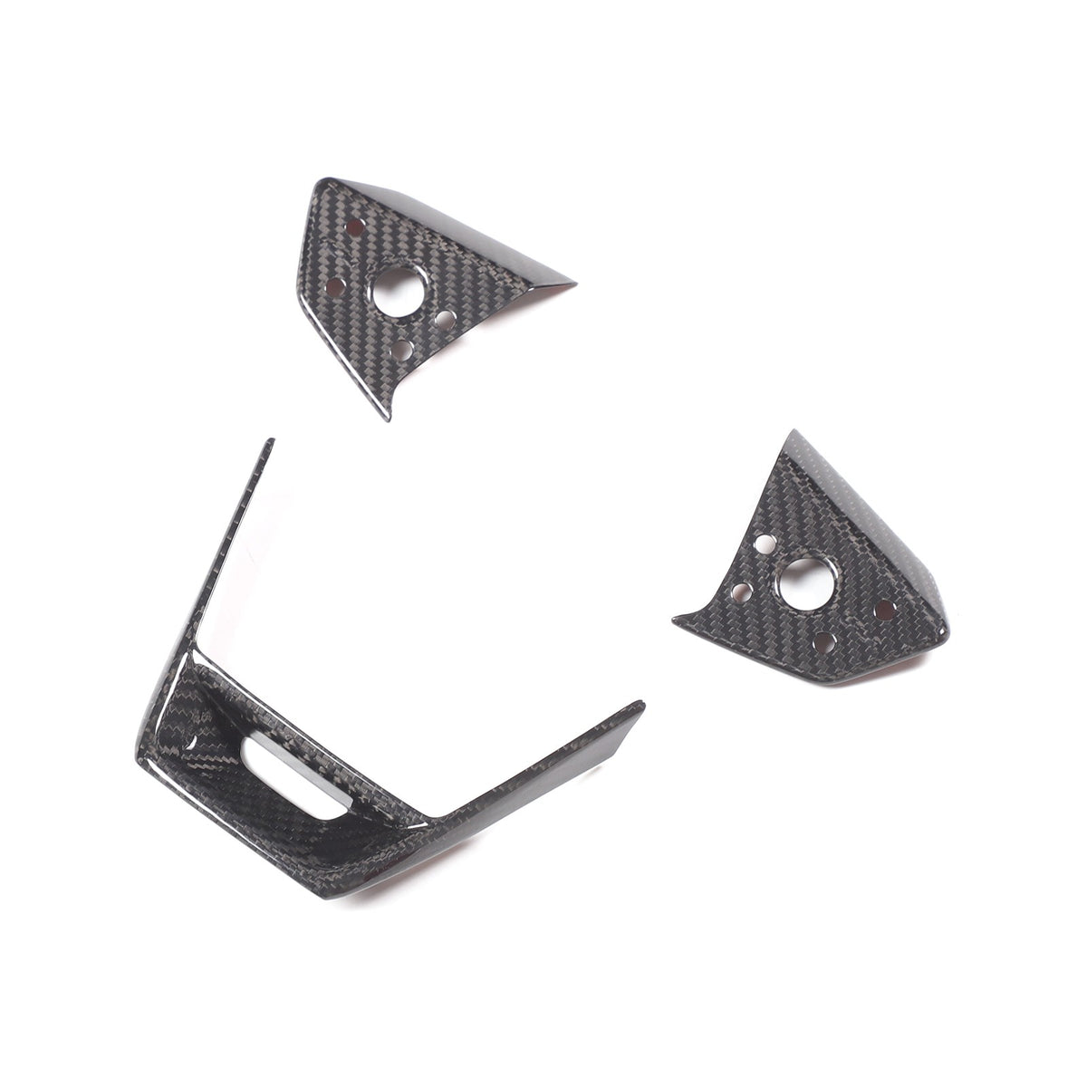 Real Dry Carbon Fiber Center Console Interior Trim For Tesla Cybertruck 2024+ 67