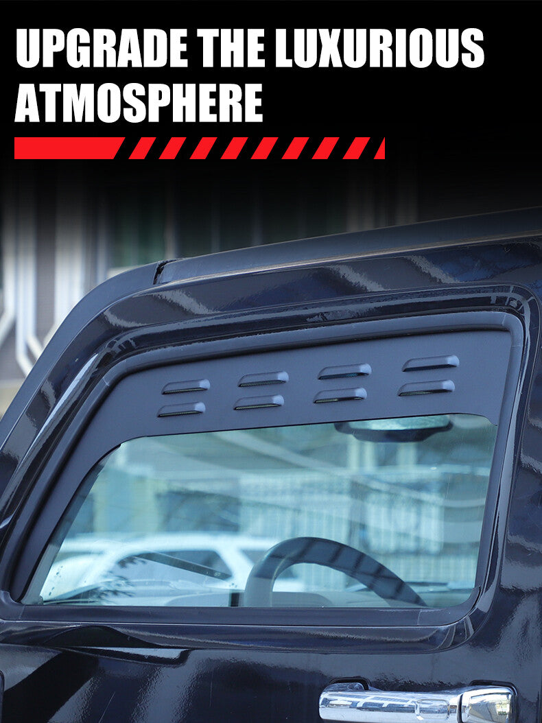 Alloy Front Door Window Louver Air Vent Panel Trim Cover For Hummer H3 2005-2009 21