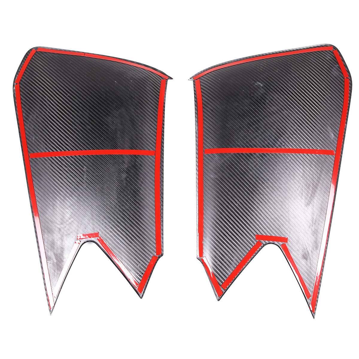 Real Carbon Fiber Interior Door Cover Trim Decoration for Corvette C8 2020-26 US 23