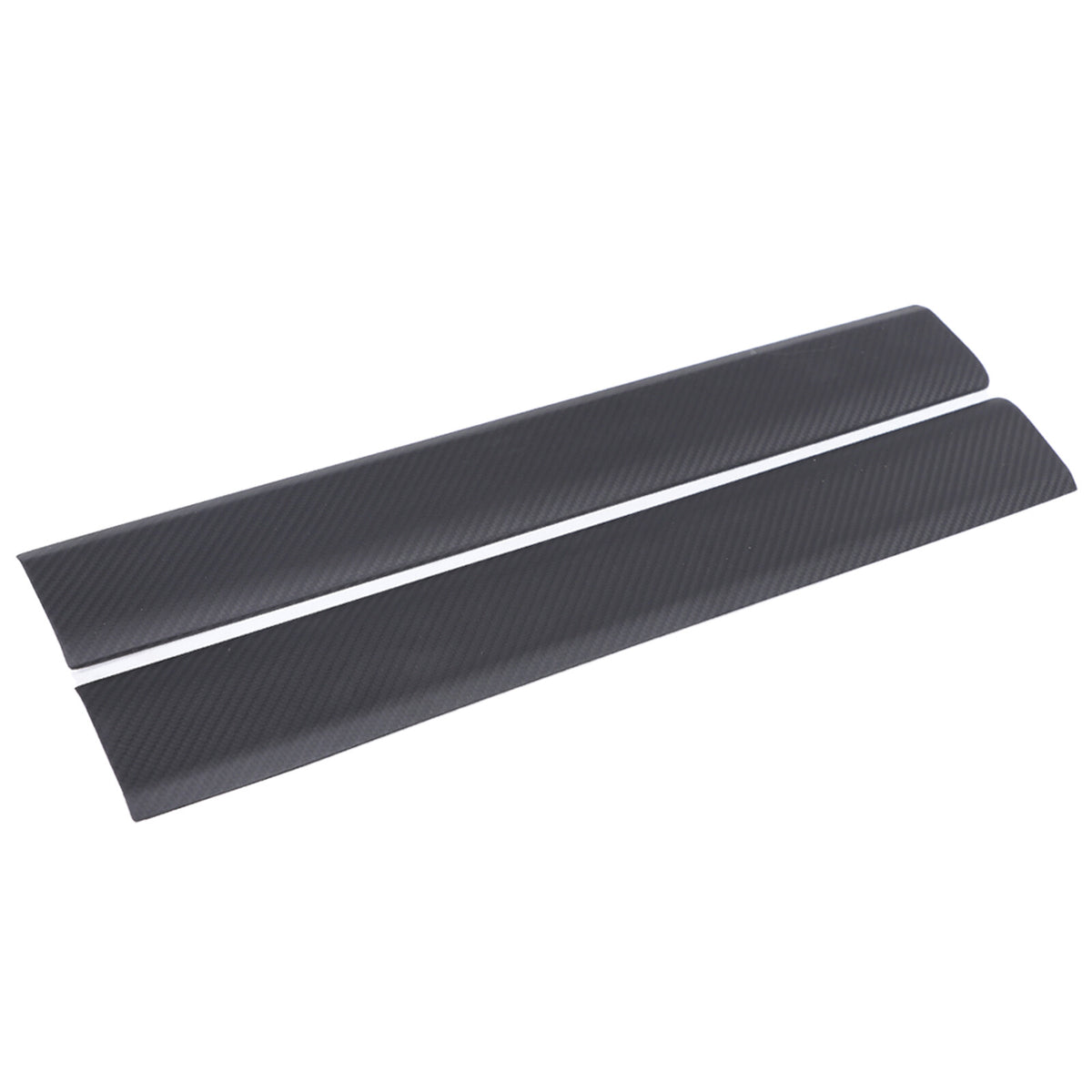 Matte Carbon Fiber Interior Door Sill Plate Guard Cover For Tesla Model S 2023+ 3