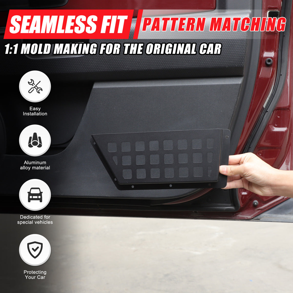Car Rear Door Pocket Storage Box Organizer For Toyota FJ Cruiser 2007-2021 US 3