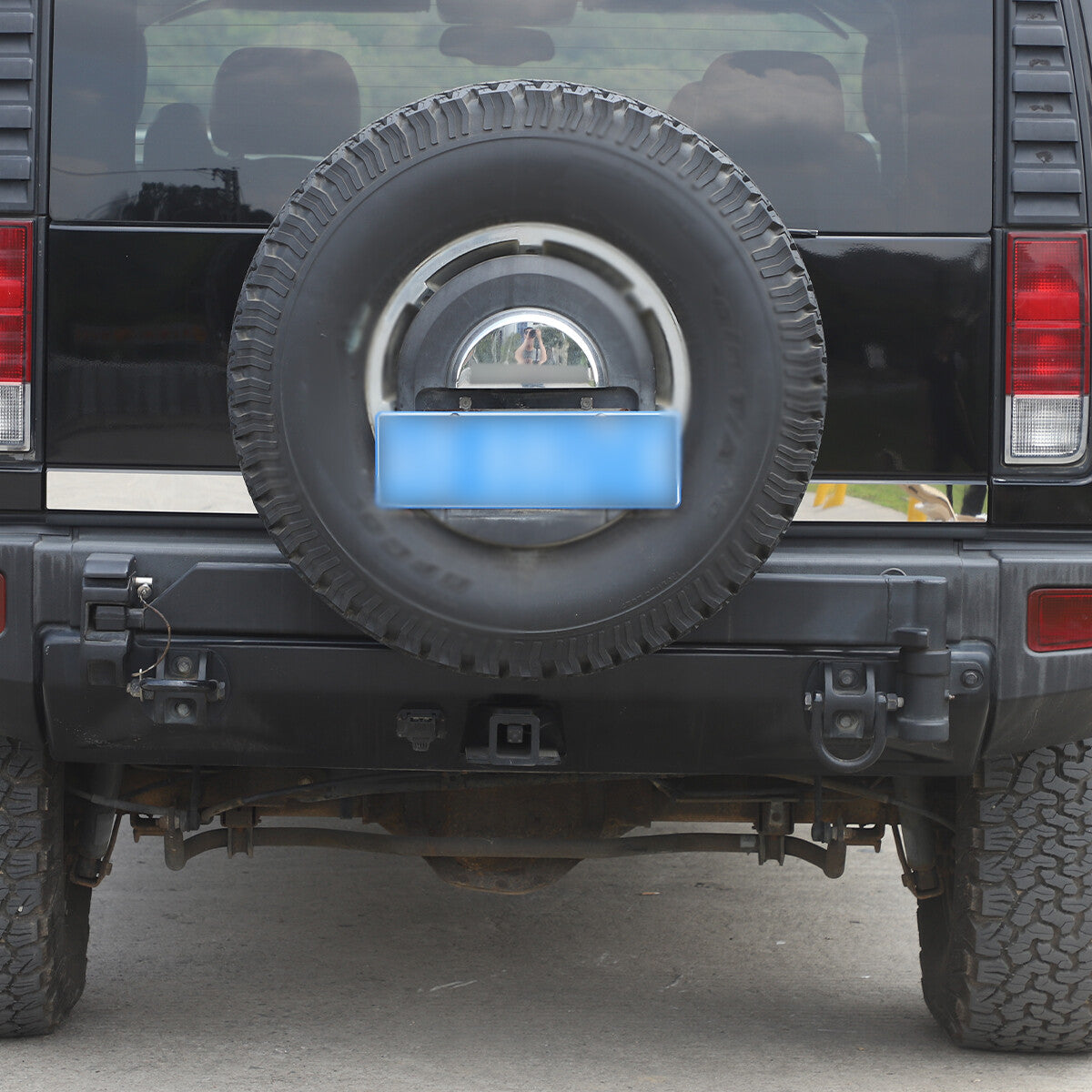 Stainless Steel Tailgate Accent Trim 1 Pc Set For Hummer H2 2003-2009 US 9