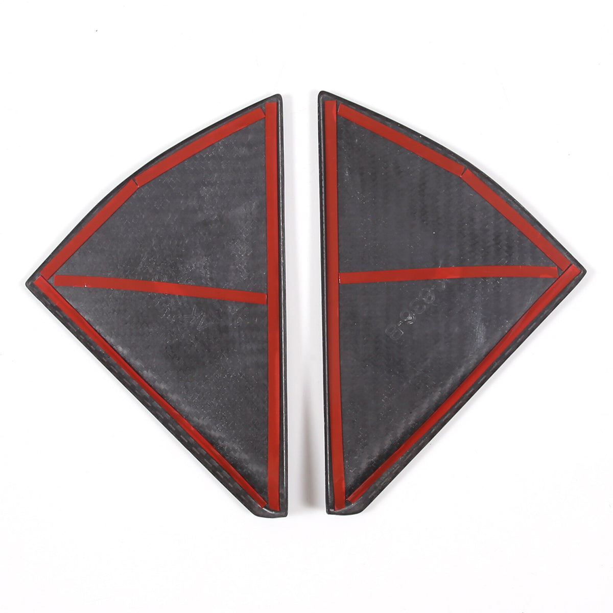 Forged Carbon fiber Rear Triangle Glass Cover For Corvette C8 Convertible 20-26 9