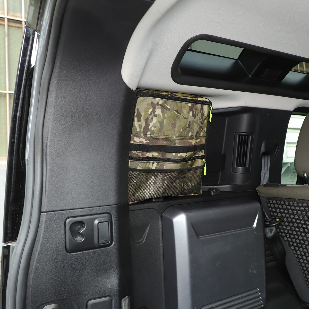 Camouflage Rear Trunk Side Window Storage Bag Tray For LR Defender 110 L663 20+ 1