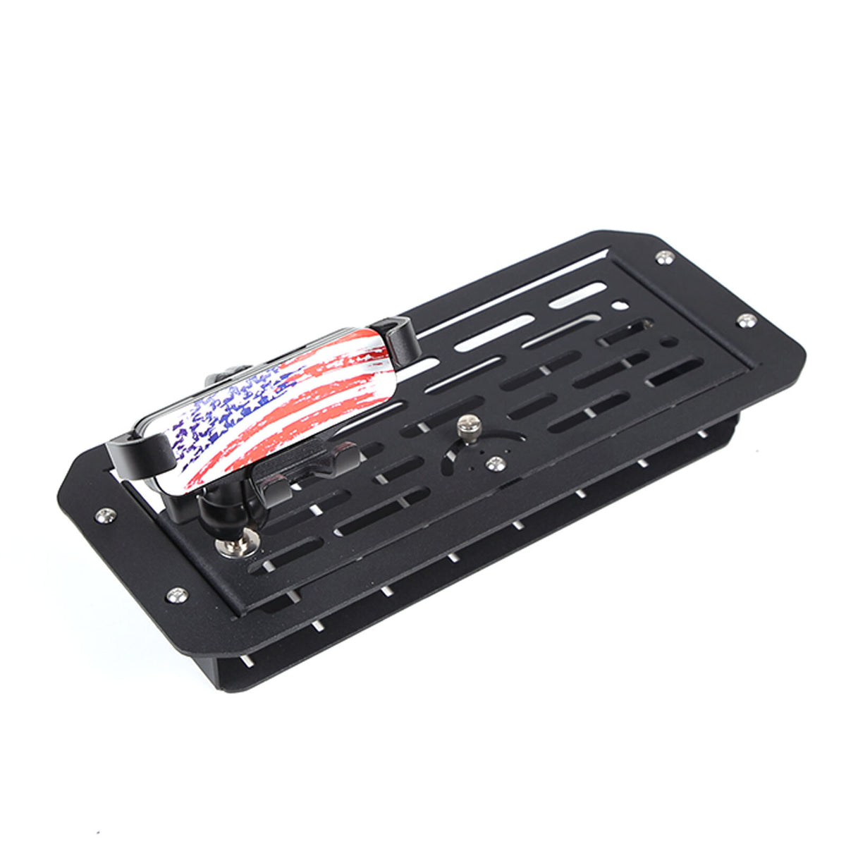 US Flag Dashboard mobile phone bracket storage box For Toyota Tundra 2022-26 15
