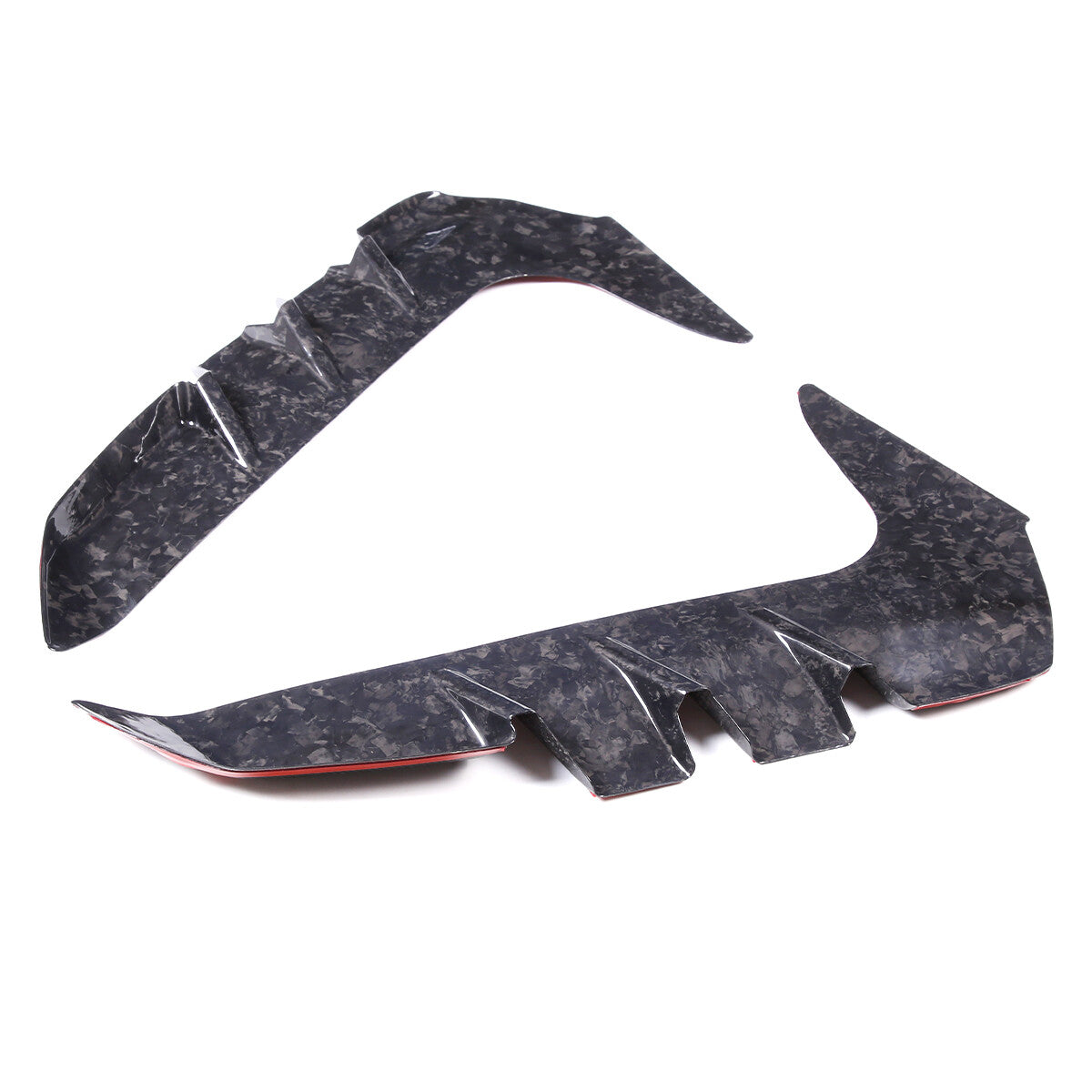 Forged Carbon Front Side Fender Air Outlet Trim For Toyota GR86 Subaru BRZ 2022+ 10