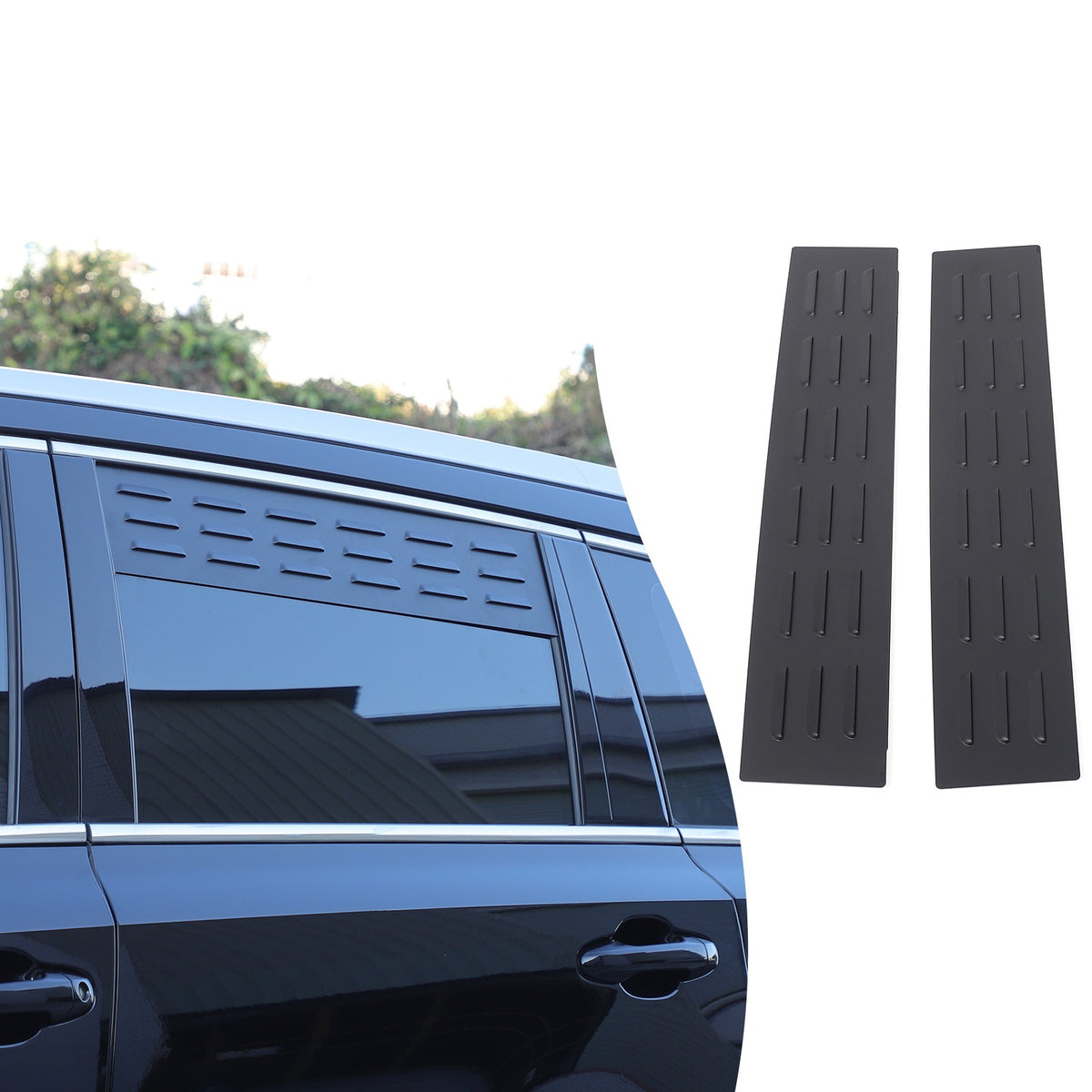 Rear Ventilation Louvers Shutter Cover Trim For Toyota Highlander XU70 15-21 US 1