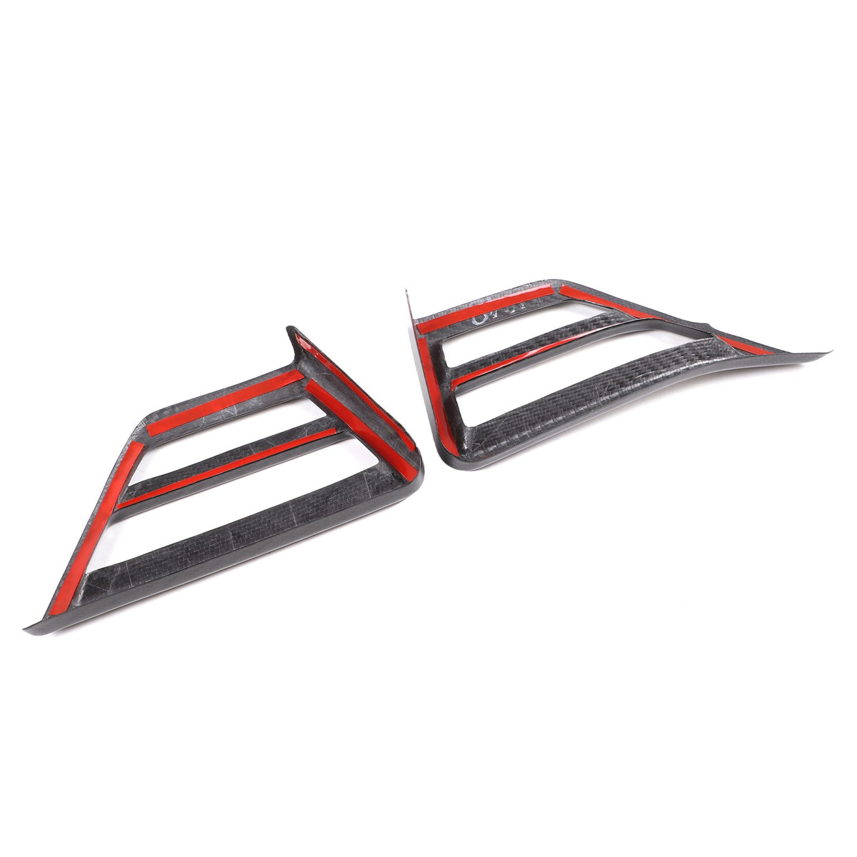 Real Carbon Fiber Side Air Vent Frame Trim For BMW 3 4 330i 430i G20 G21 2025+ 13