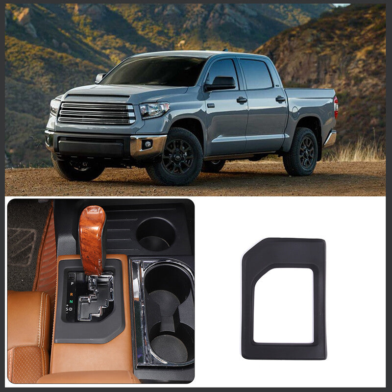 Matte Black Interior Center Console Trim Cover Kit Set For Toyota Tundra 14-21 - Styles 1-5 11