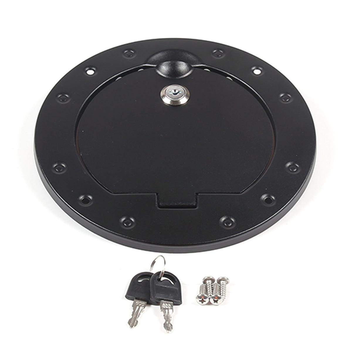 Alloy Locking Fuel Door Gas Tank Cap Cover Lock Key For Hummer H3 2006-2010 9