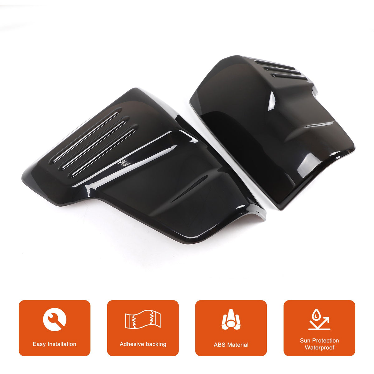 Transparent Gray ABS Tail Light Smoked Cover Trim For Nissan Titan 2016-2023 US 20