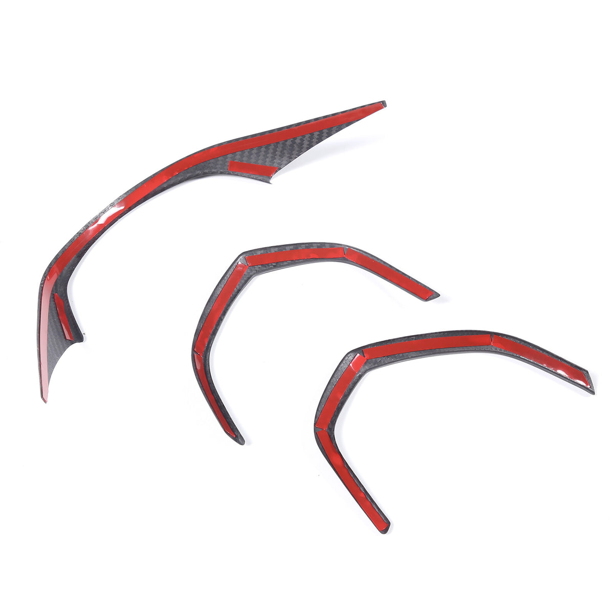 Real Carbon Fiber Interior Dashboard Trim Cover Decor Kit For Corvette C7 14-19 223