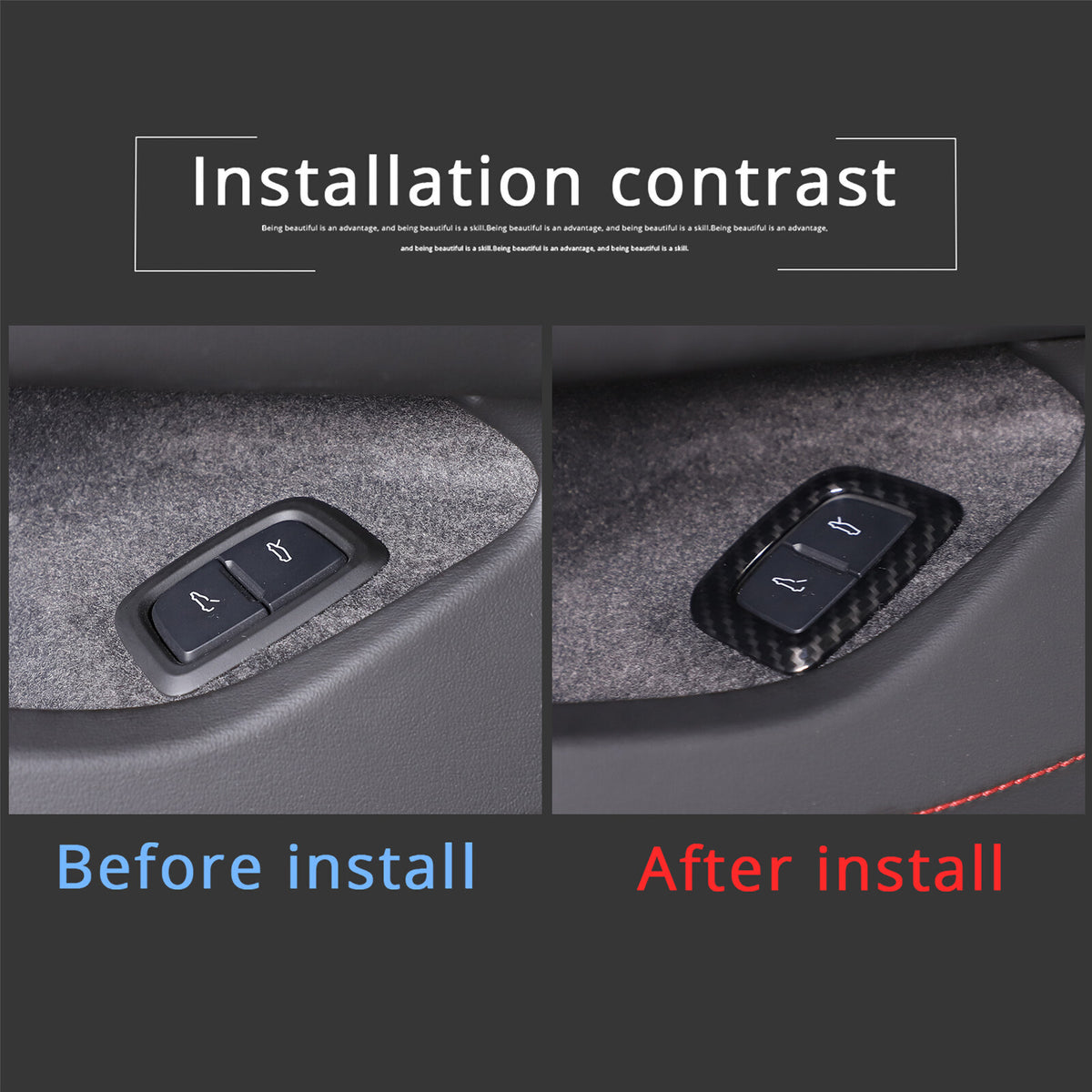 Carbon Fiber ABS Interior Full Decor Cover Trim Kit For Corvette C8 2020-2025 - Styles 11-15 49
