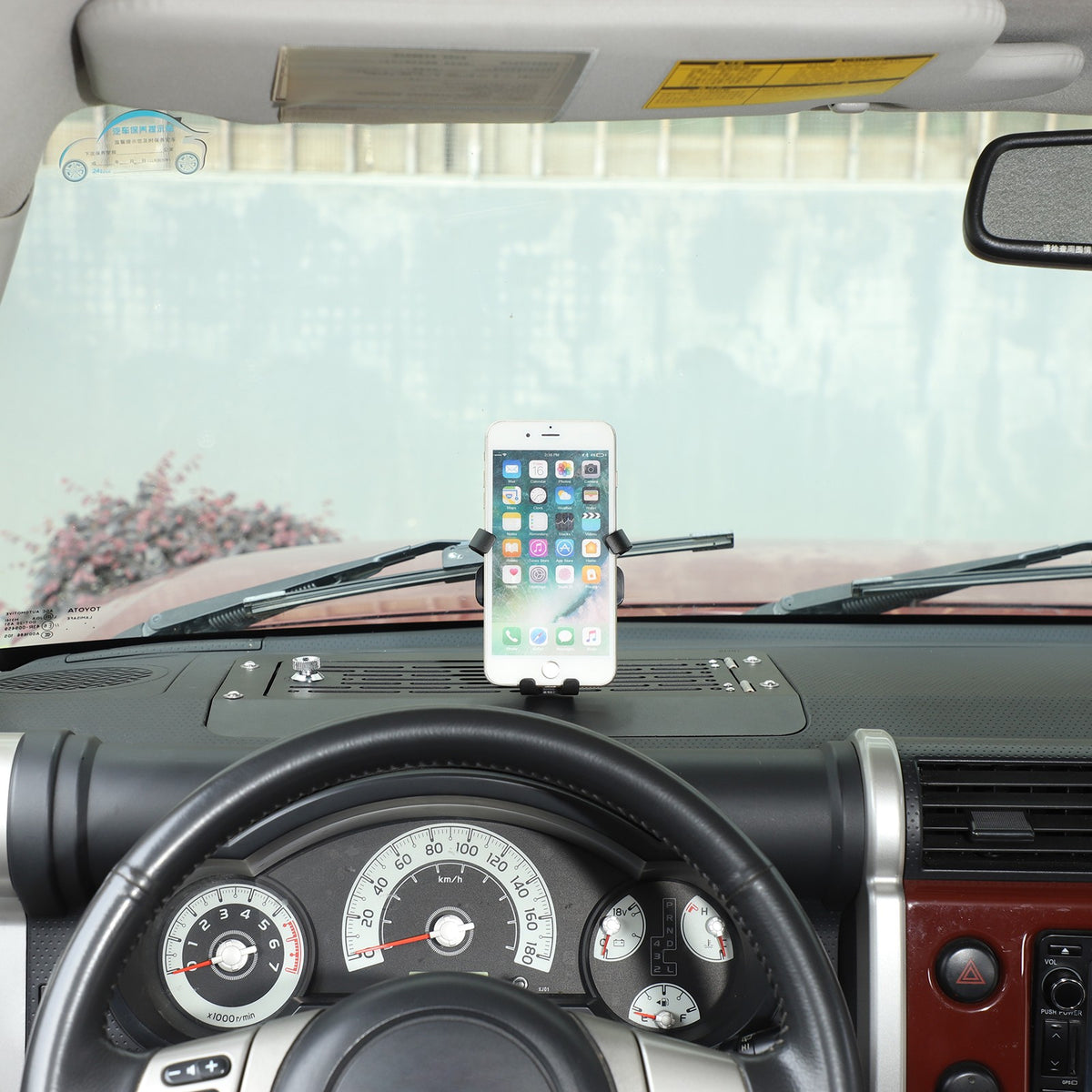 Phone Holder with Dashboard Password Box For Toyota FJ Cruiser 2007-21 14