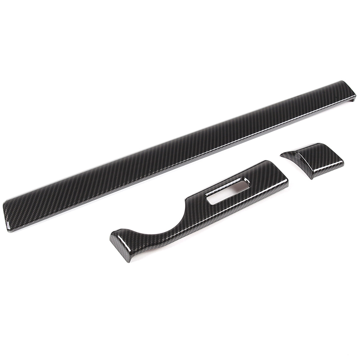 ABS Carbon fiber Dashboard Center Console Trim Cover for Nissan Titan 2016-24 US 10