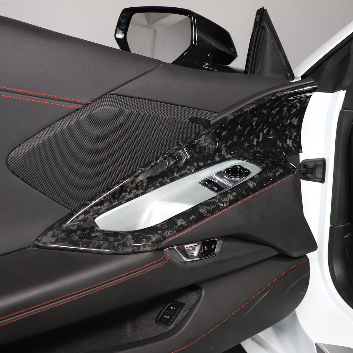 Forged Real Carbon Fiber Full Interior Set Cover Trim Kit For Corvette C8 20-25 - Variants 36-40 62