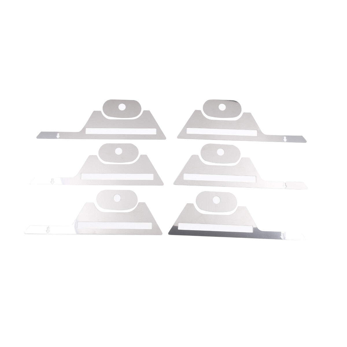 Chrome Steel Exterior Rocker Panel Trim Hood Deck Vent Set For Hummer H2 03-09 69