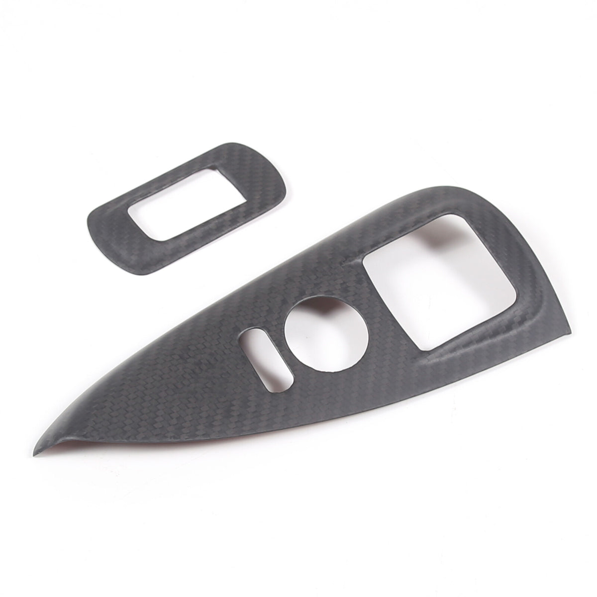 Matte Dry Real Carbon Fiber Center Console Trim Cover For Corvette C6 2005-13 85