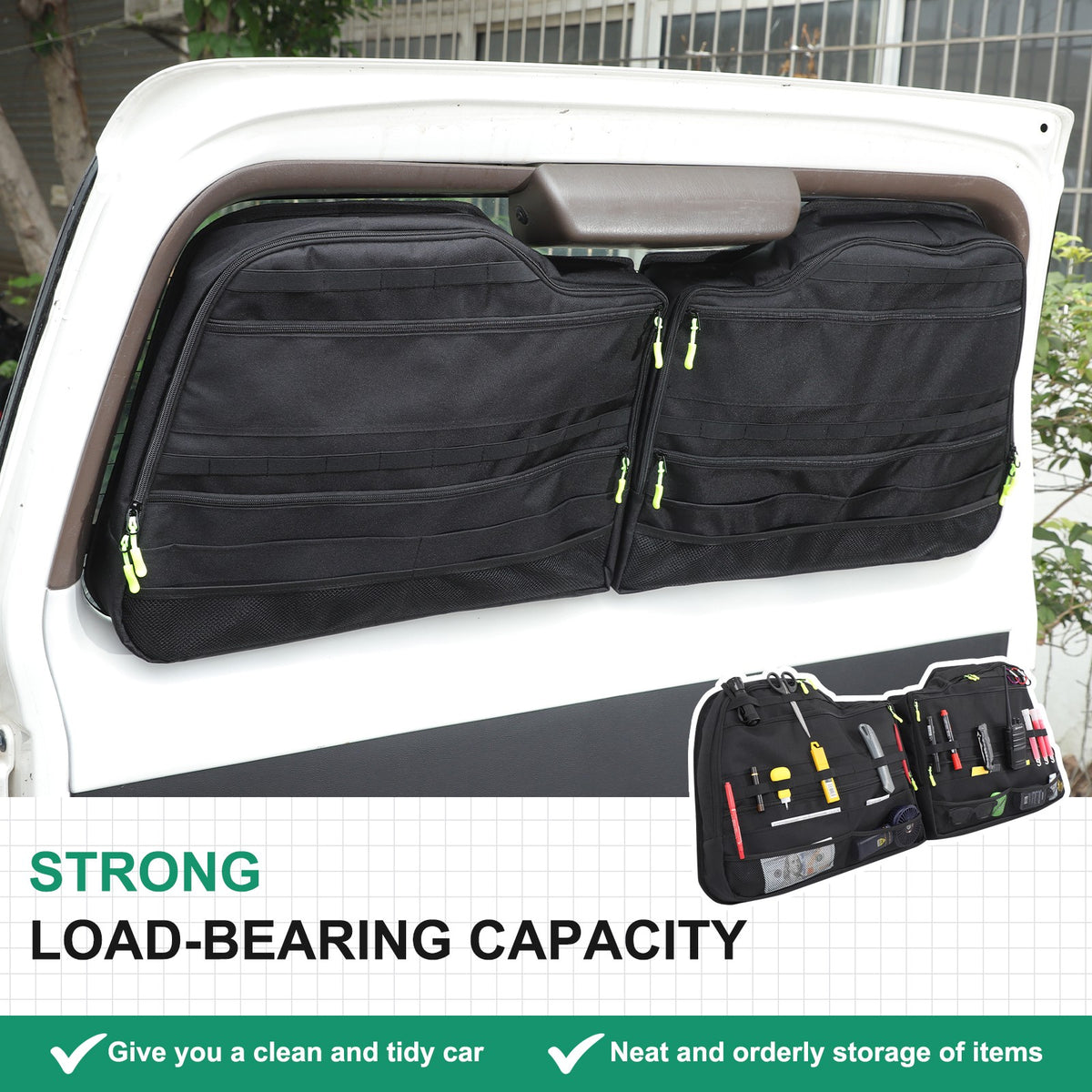 Rear Trunk Door Window Storage Bag Tray Box For Toyota Prado LC90 1996-2002 US 2